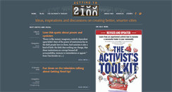 Desktop Screenshot of gettingto2100.org